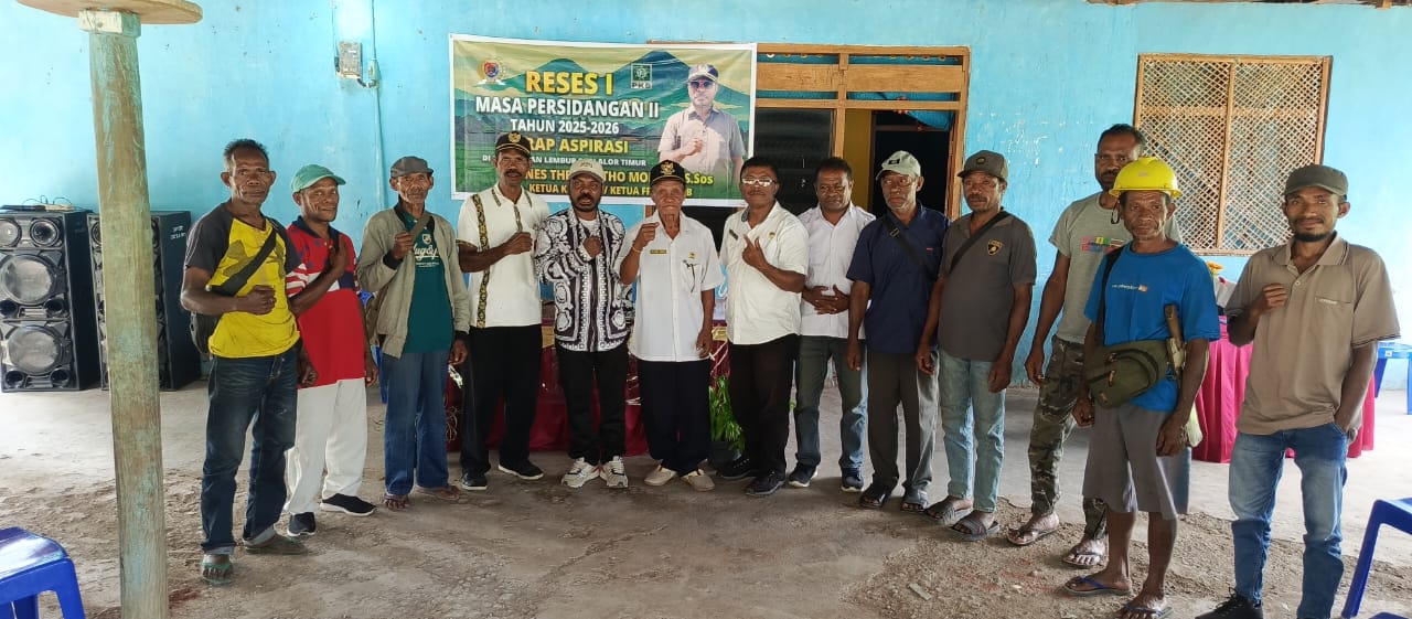 Ernes Mokoni Serap Aspirasi di Desa Tanglapui, Perjuangkan Fasilitas Pendidikan di Pelosok Alor